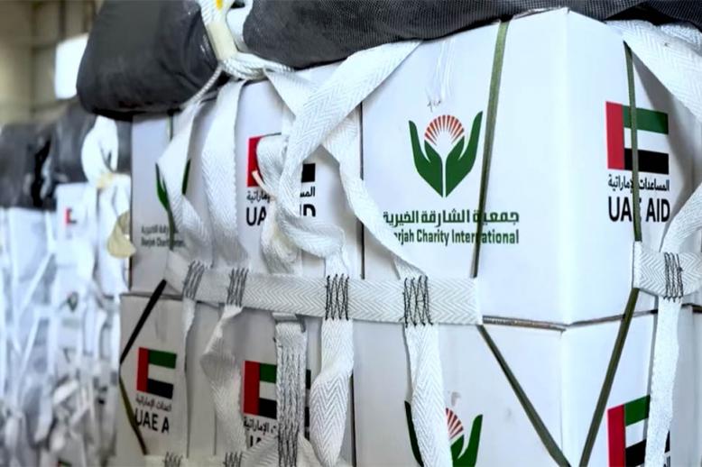 UAE's total aid delivered by air to Gaza under has surpassed 4,012 tonnes of food and other essential supplies