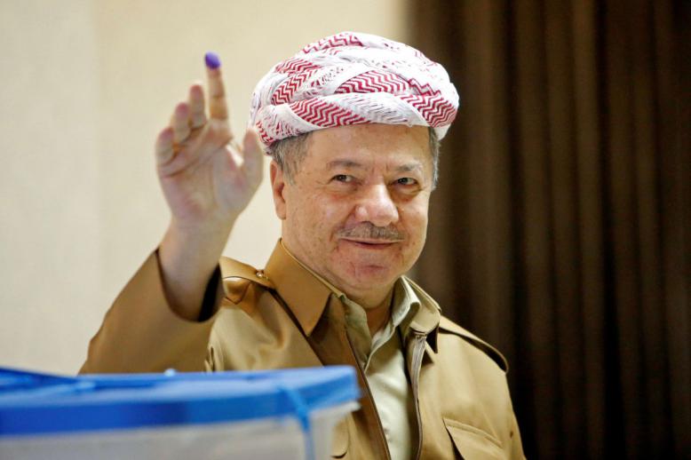 مسعود بارزاني يؤدي الرسالة على النحو الأفضل 