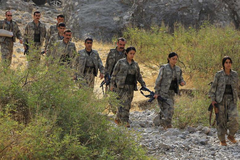 Kurdistan Workers Party fighters in Iraq