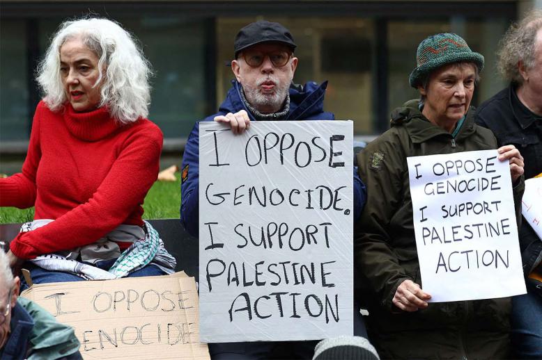 The UK says the group is responsible for 'escalating campaign' of damage