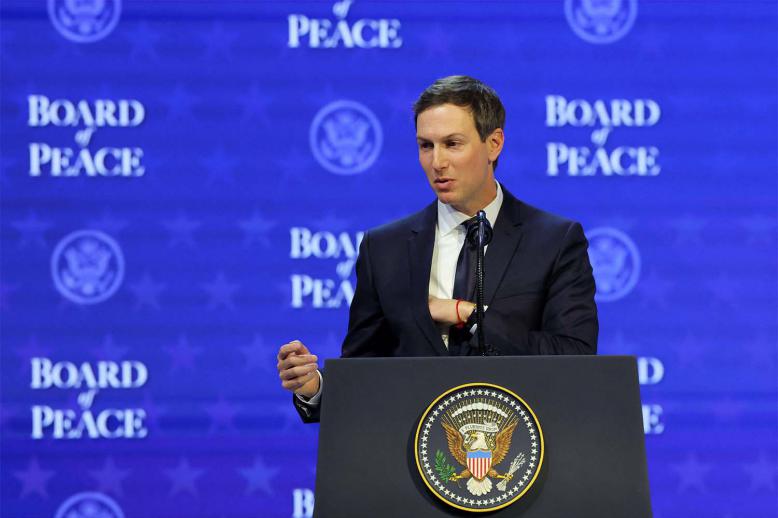 Kushner presented the proposal as part of the launch of Trump's "Board of Peace"