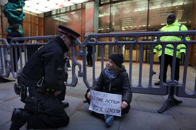 Swedish activist Greta Thunberg was detained by police for supporting Palestine Action group before being rleased