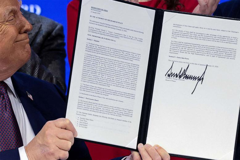 Palestinians are not included in the Board of Peace