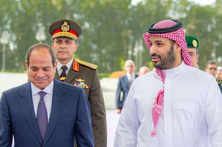 عبدالفتاح السيسي والأمير محمد بن سلمان