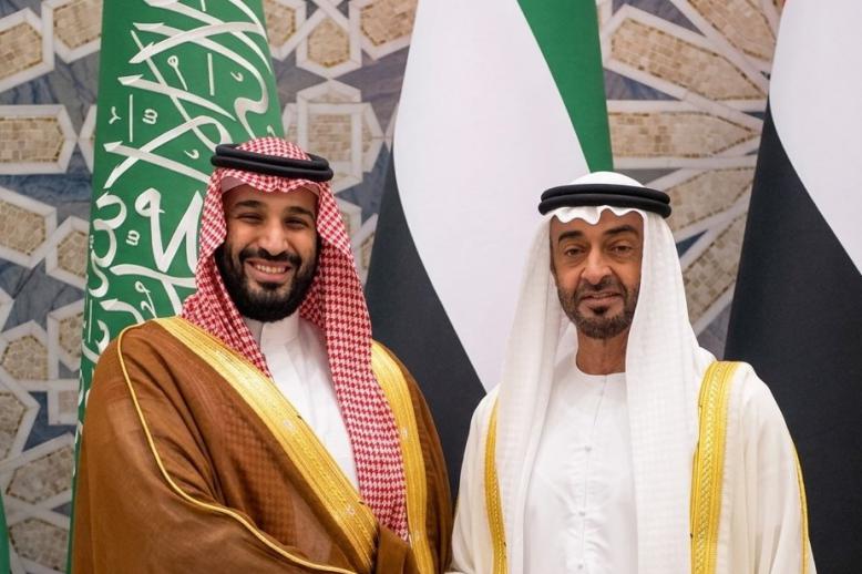 الشيخ محمد بن زايد والأمير محمد بن سلمان
