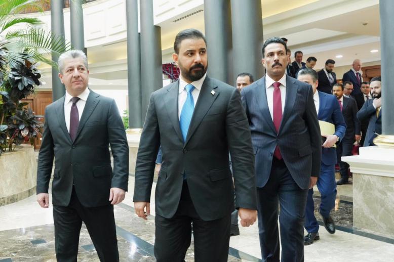 علي الزيدي ومسرور بارزاني