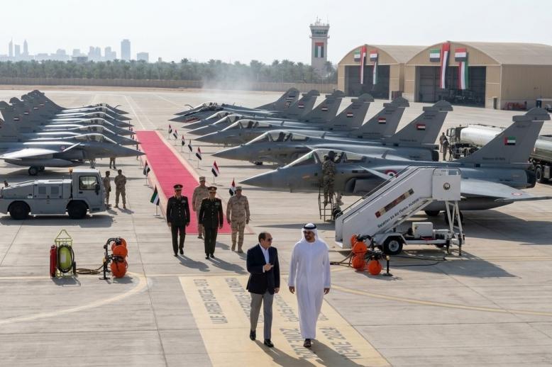 مقاتلات مصرية في الامارات