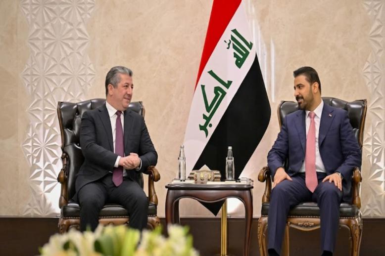 علي الزيدي ومسرور بارزاني 