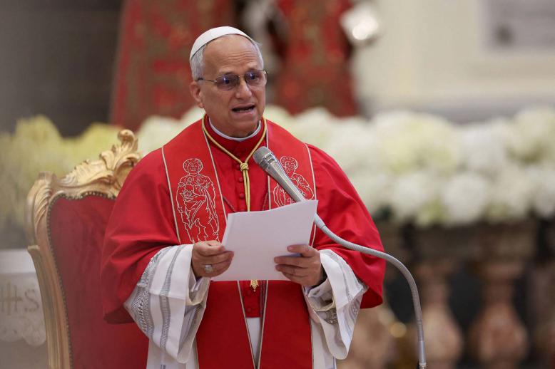 Pope: Humanity is slipping into a violent culture of power