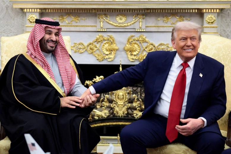 دونالد ترامب والأمير محمد بن سلمان