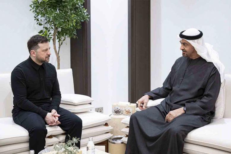 Zelenskiy says Ukraine is receiving the support it needs from the UAE, including in the energy sector
