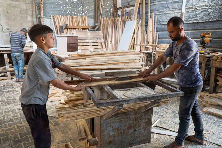 Carpenter in Gaza
