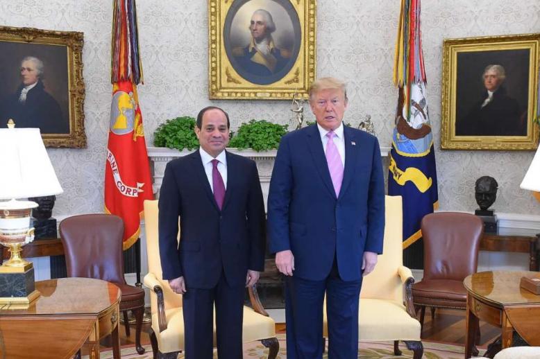 دونالد ترامب وعبد الفتاح السيسي
