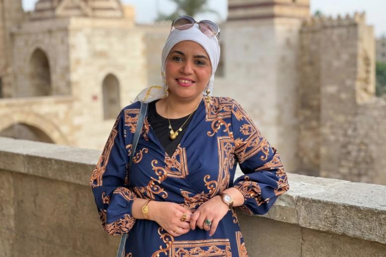 الفنانة التشكيلية شيرين البارودي