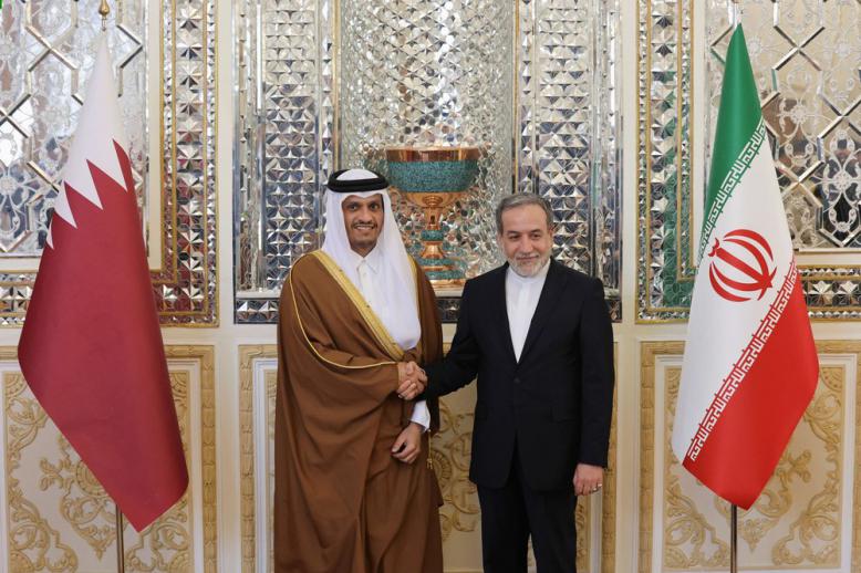 عباس عراقجي ووزير خارجية قطر