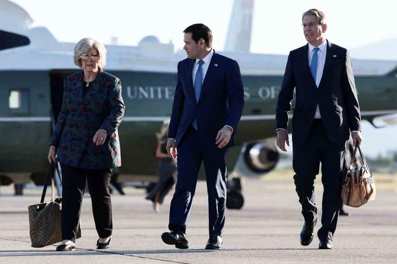 Details of Rubio's trip were not immediately available