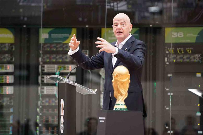 Infantino said the tournament would turn Los Angeles and other host cities into a sea of national colors 