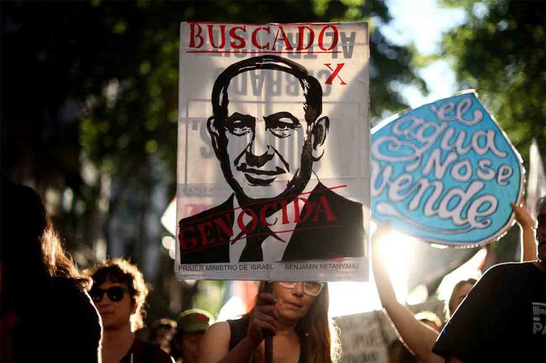 Anti-genocide protest