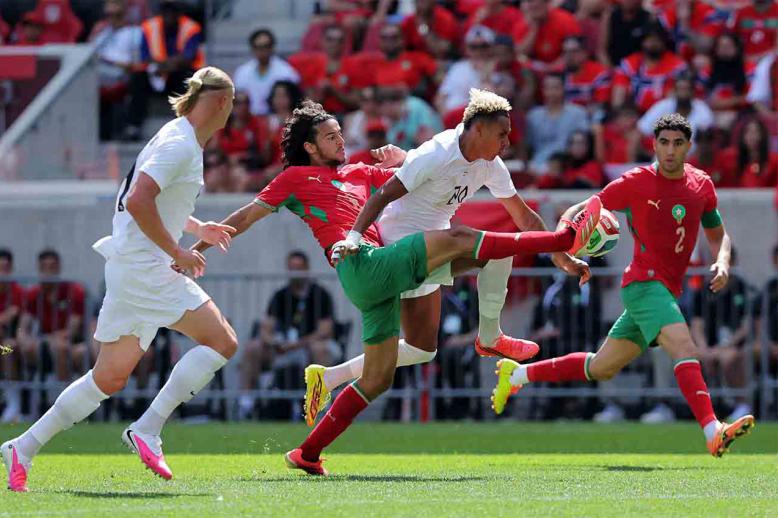 Norway shrugged off the hot conditions and applied sustained pressure near the end of the game