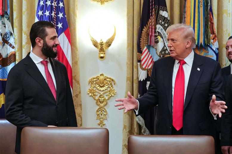 The two leaders discussed supporting the Syrian economy and the latest regional developments