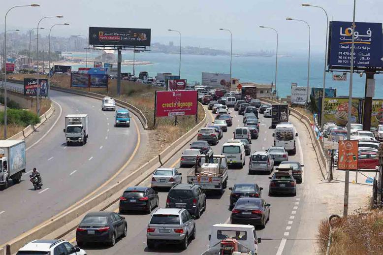 Displaced people make their way back to their homes in southern Lebanon
