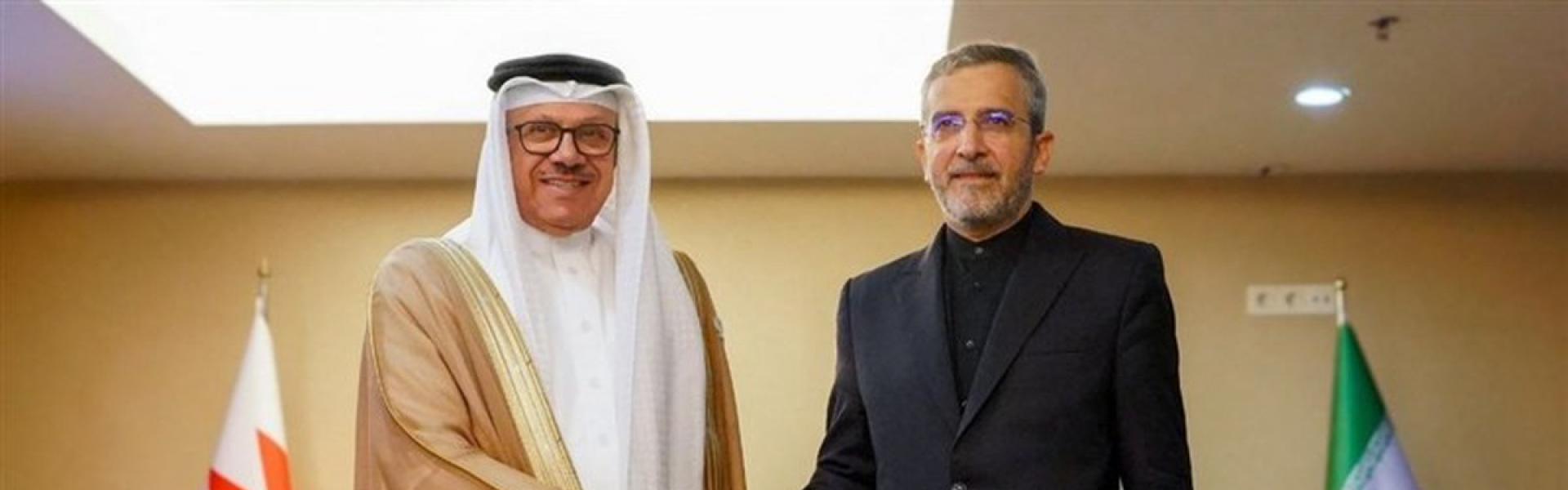 رغبة المنامة بفتح باب الحوار مع طهران على خلفية التقارب السعودي الإيراني