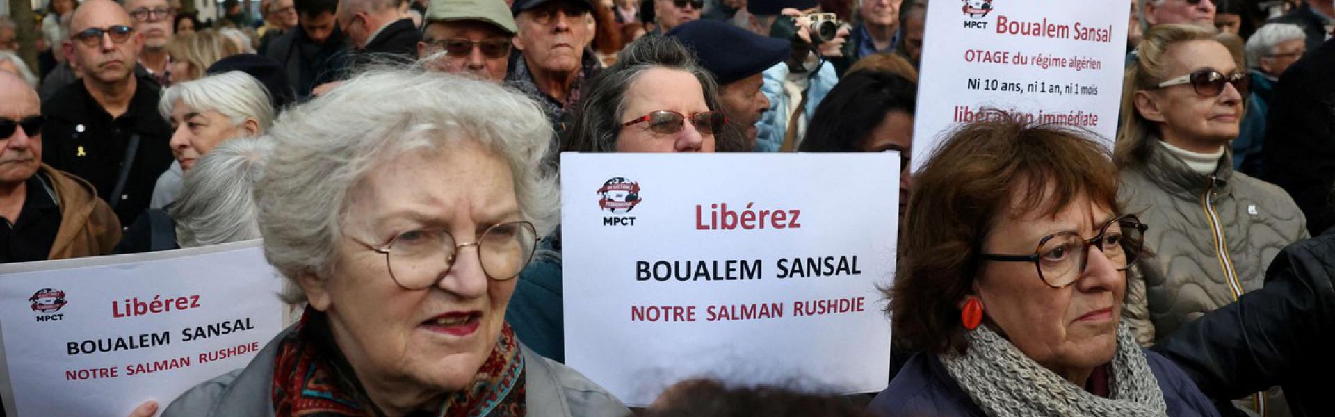 مؤيدو صنصال يضغطون من أجل الإفراج عنه   