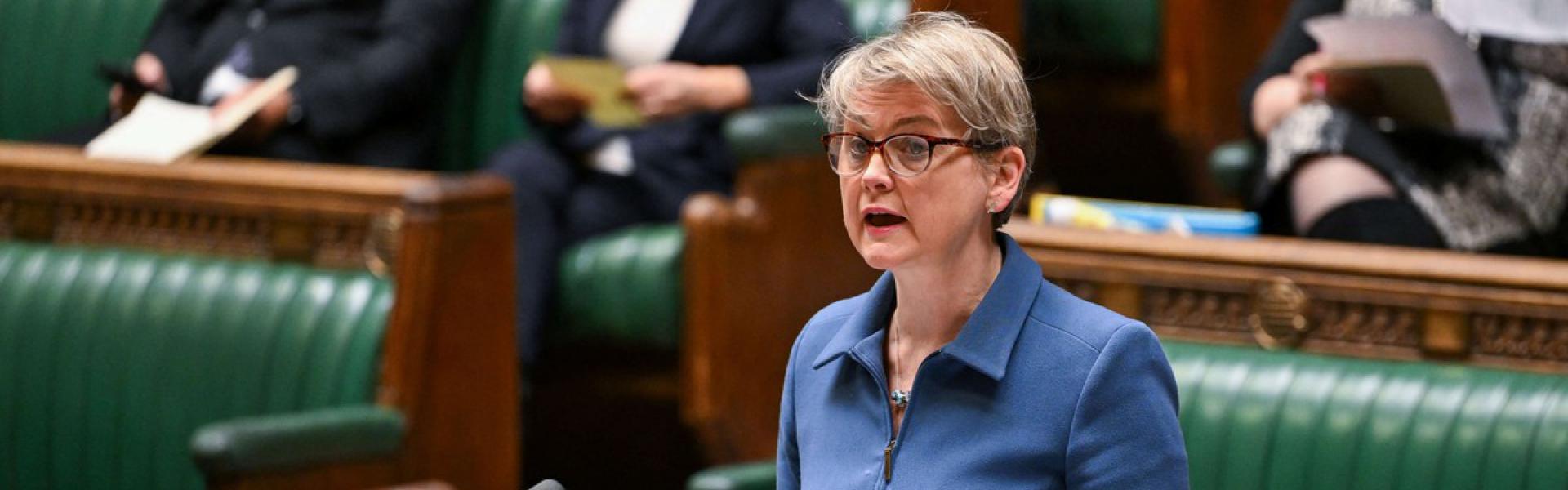 وزيرة الخارجية البريطانية تضع المجتمع الدولي امام مسؤولياته 