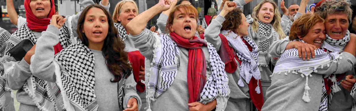 مظاهرات مساندة لفلسطين