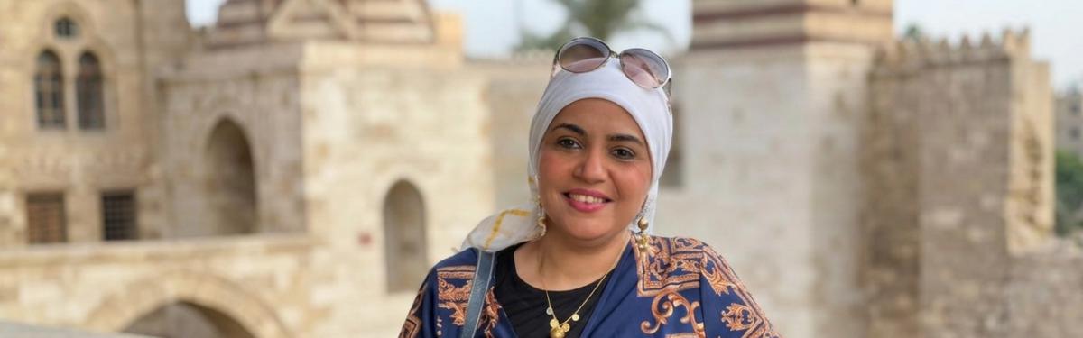 الفنانة التشكيلية شيرين البارودي