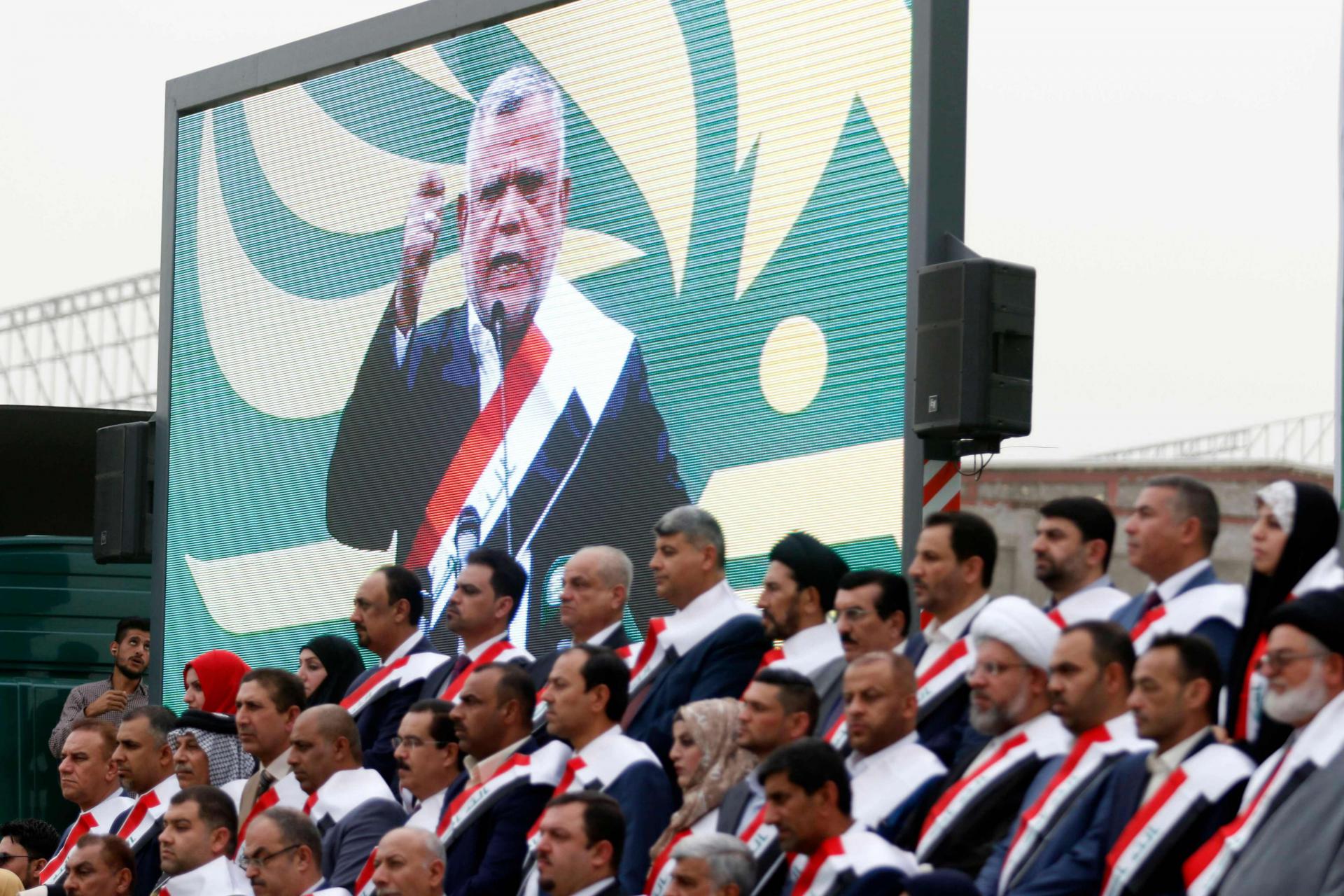 هادي العامري يتحدث إلى مناصريه استباقا للانتخابات العراقية