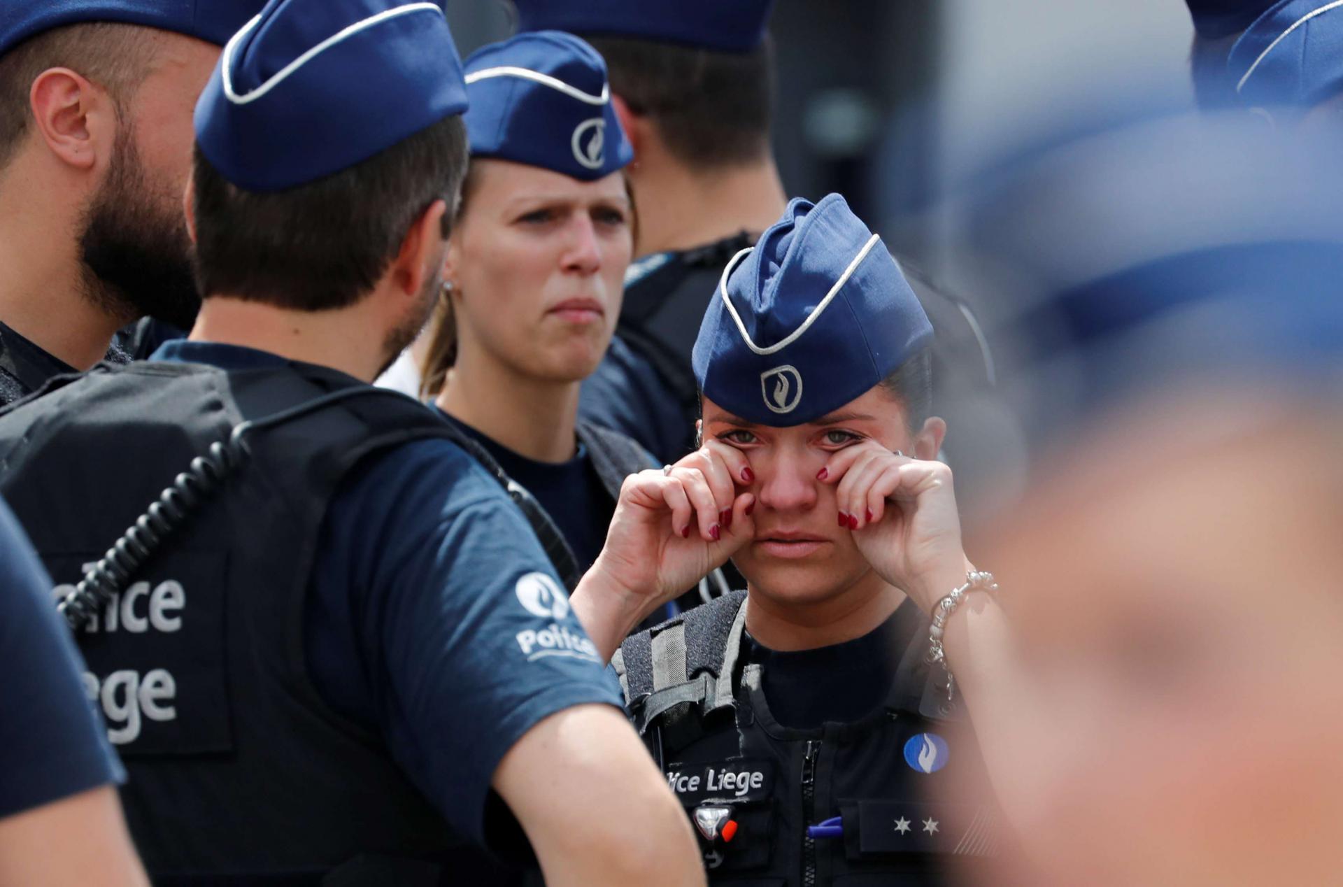 حزن وندم في صفوف الشرطة البلجيكية بعد مقتل شرطيتين
