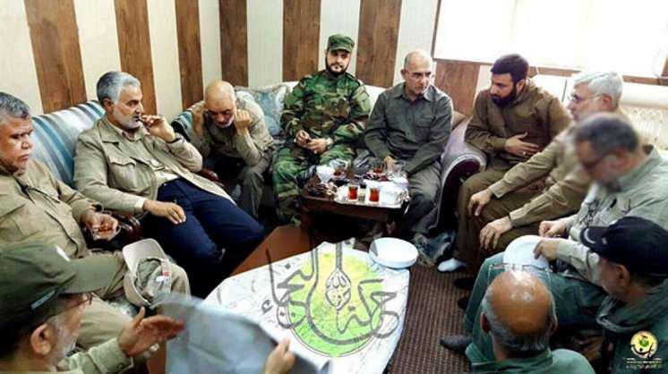 قاسم سليماني يجتمع بقادة الميليشيا الشيعية في العراق