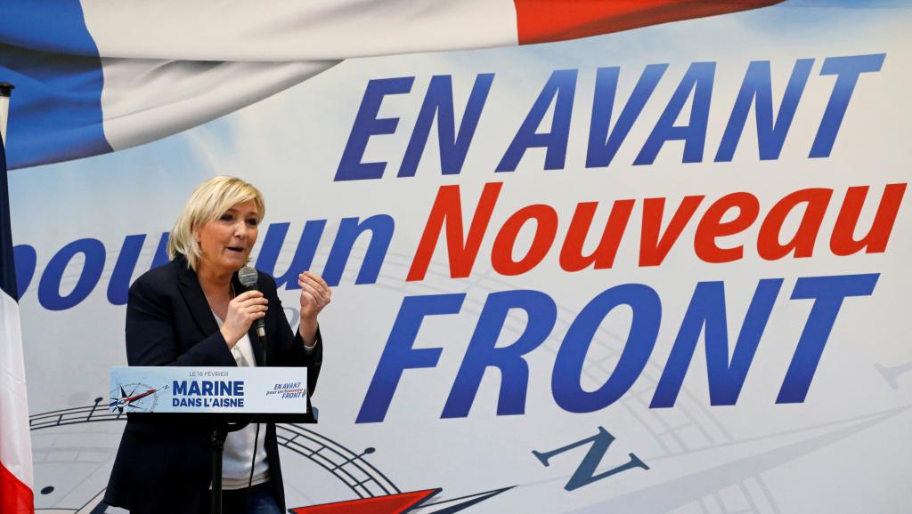 مارين لوبن زعيمة اليمين المتطرف في فرنسا