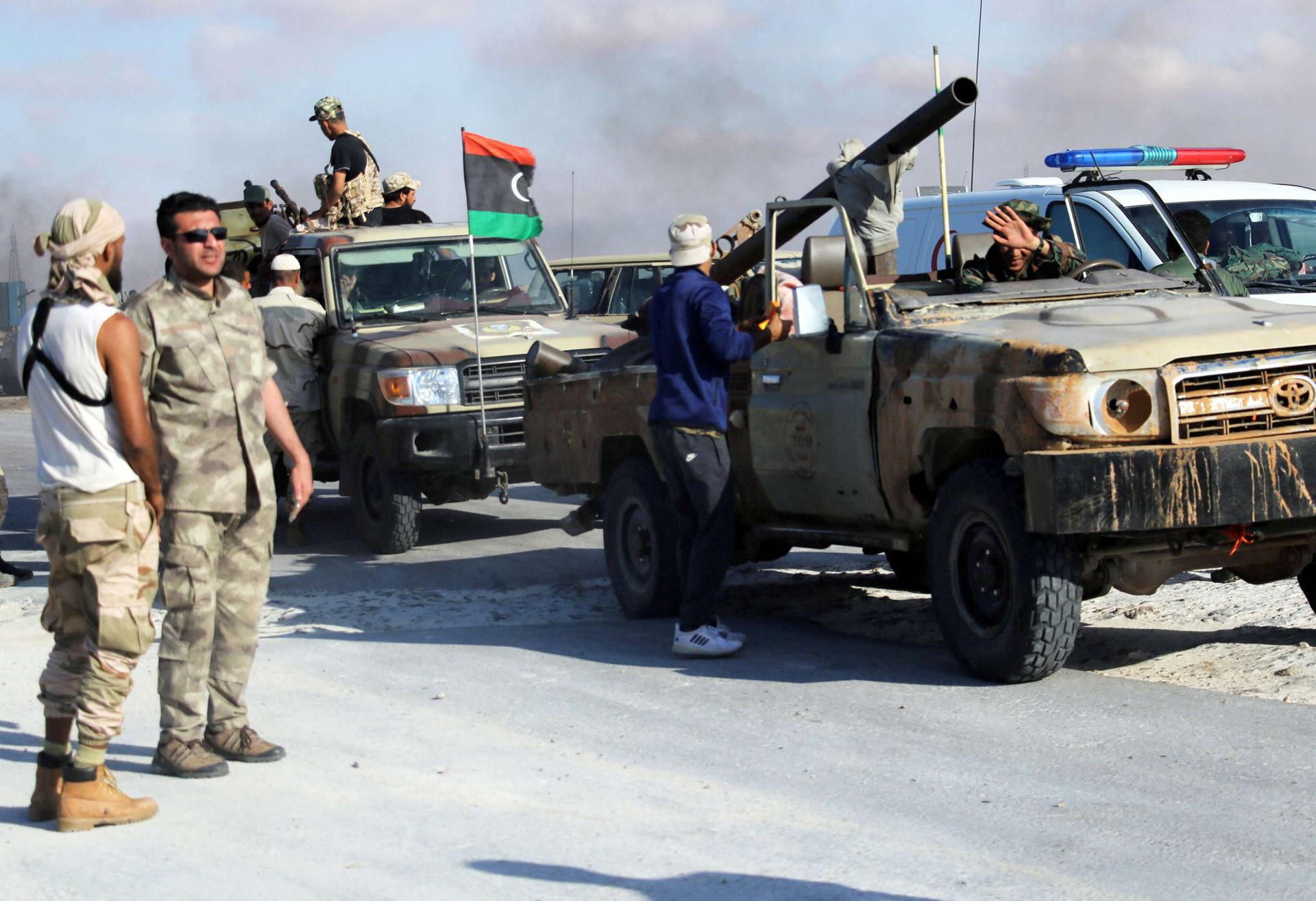 الجيش الليبي يمشط المنطقة