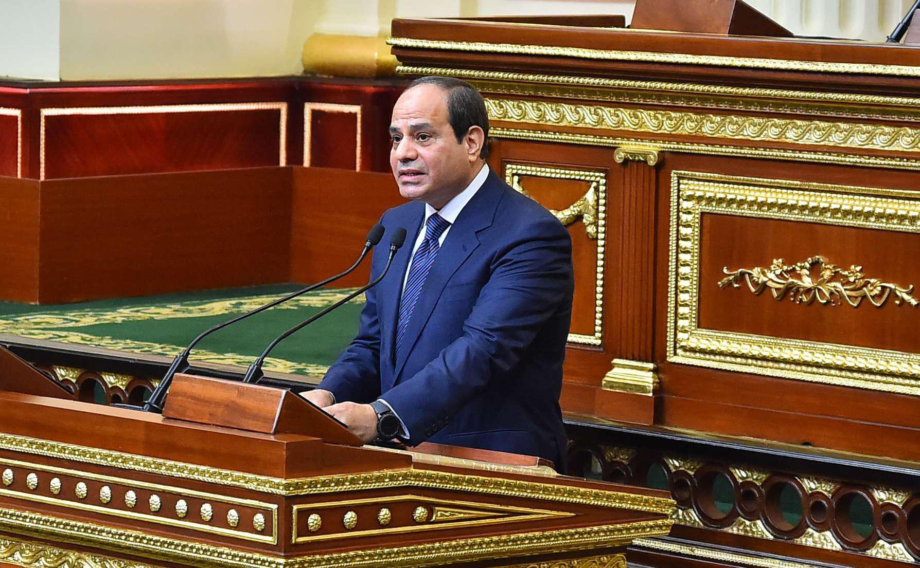 الرئيس المصري يبدأ ولايته الثانية