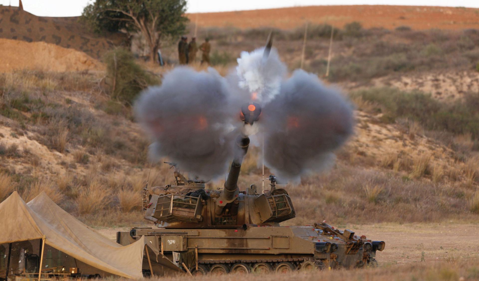 المدفعية الاسرائيلية تقصف غزة