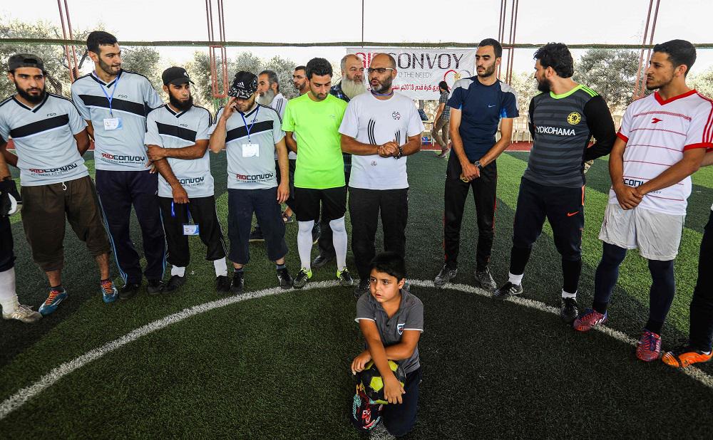 مهجّرو ريف دمشق يجتمعون على عشق كرة القدم