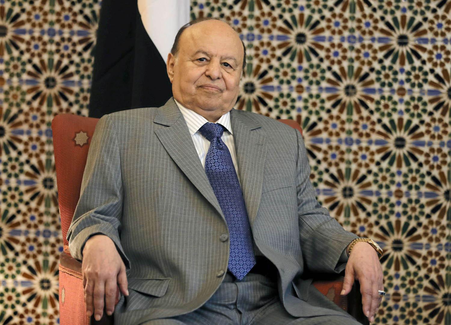 الرئيس الانتقالي عبدربه منصور هادي في القاهرة