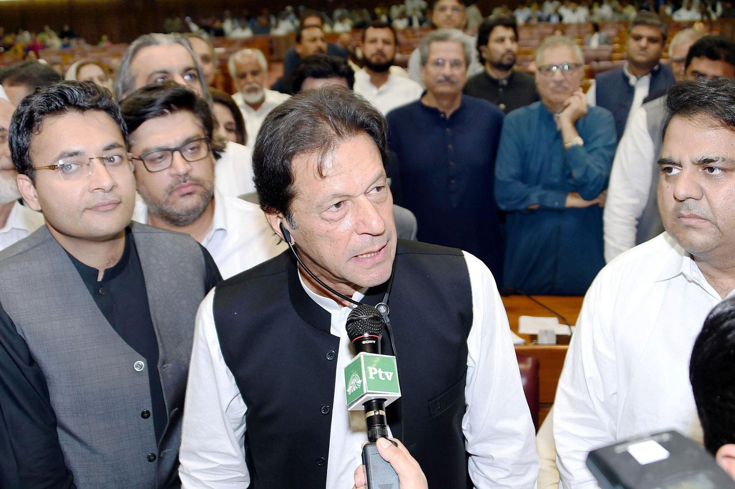 رئيس الوزراء الباكستاني الجديد عمران خان