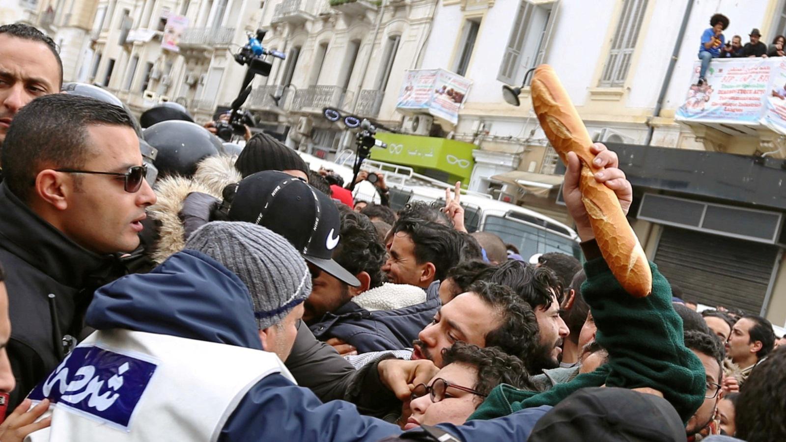 تونس شهدت احتجاجات واسعة على غلاء المعيشة