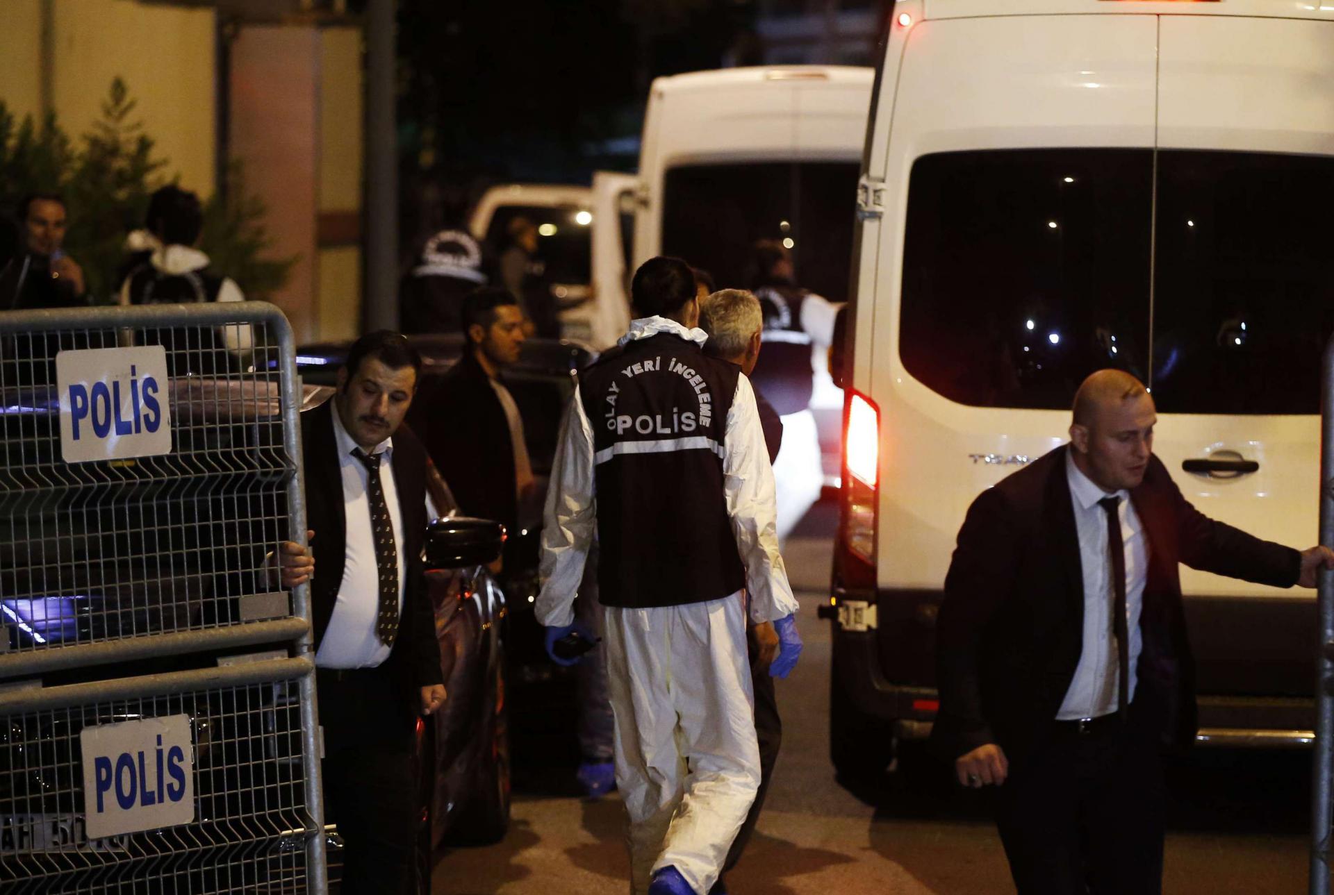 الشرطة التركية تفتش القنصلية السعودية