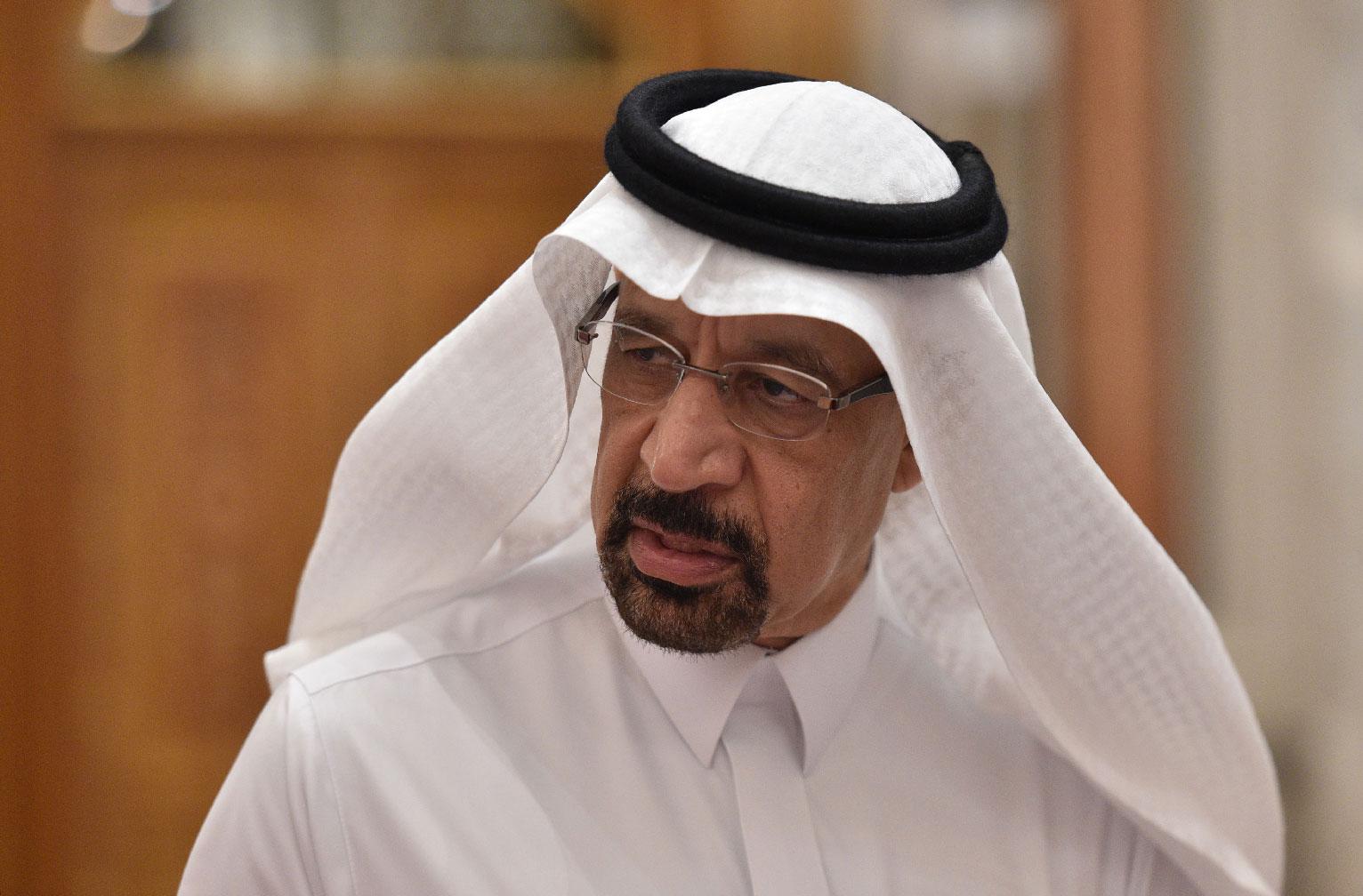 Saudi energy minister Khalid al-Falih.