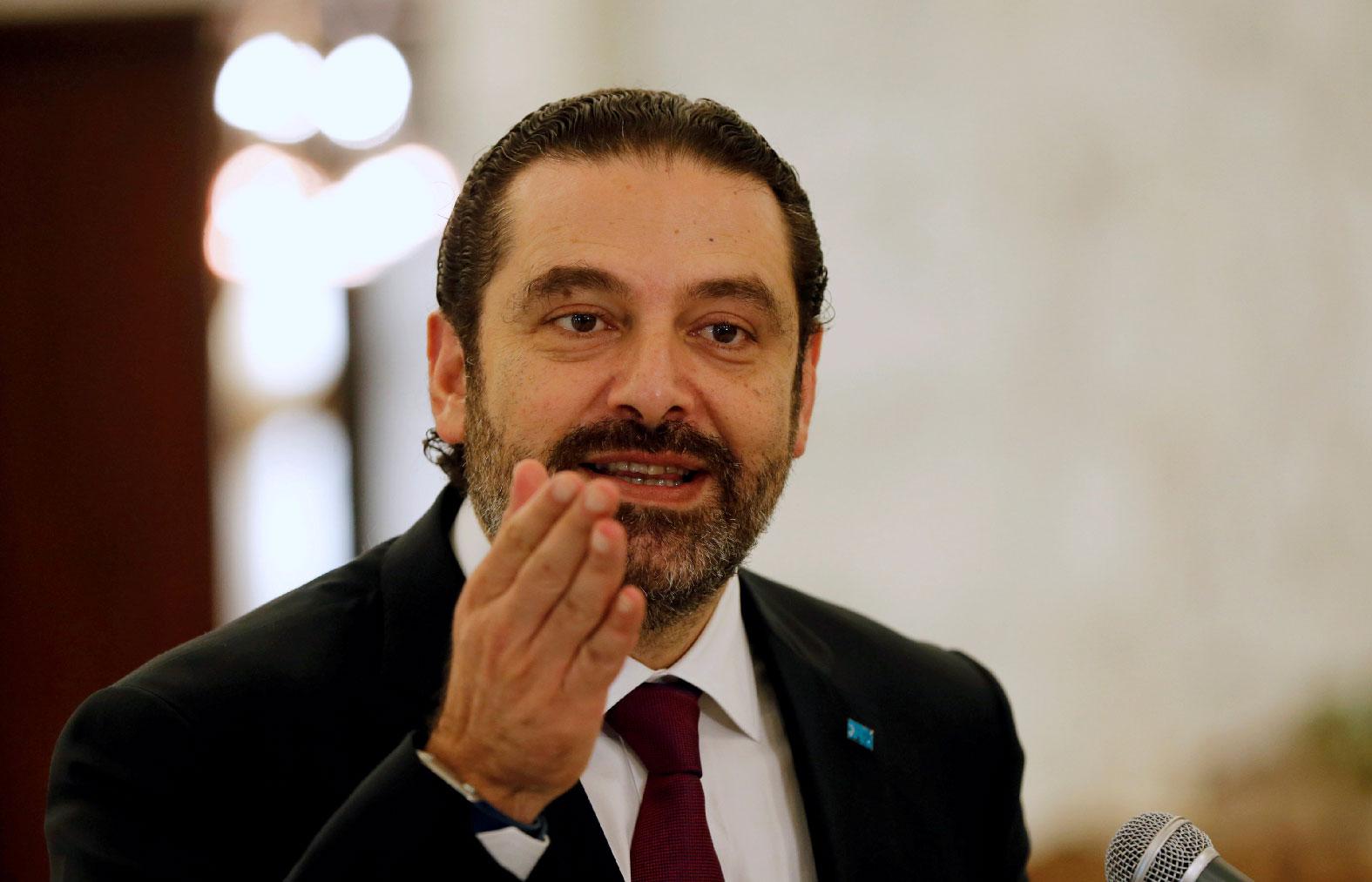 Lebanon's Prime Minister-designate Saad al-Hariri.