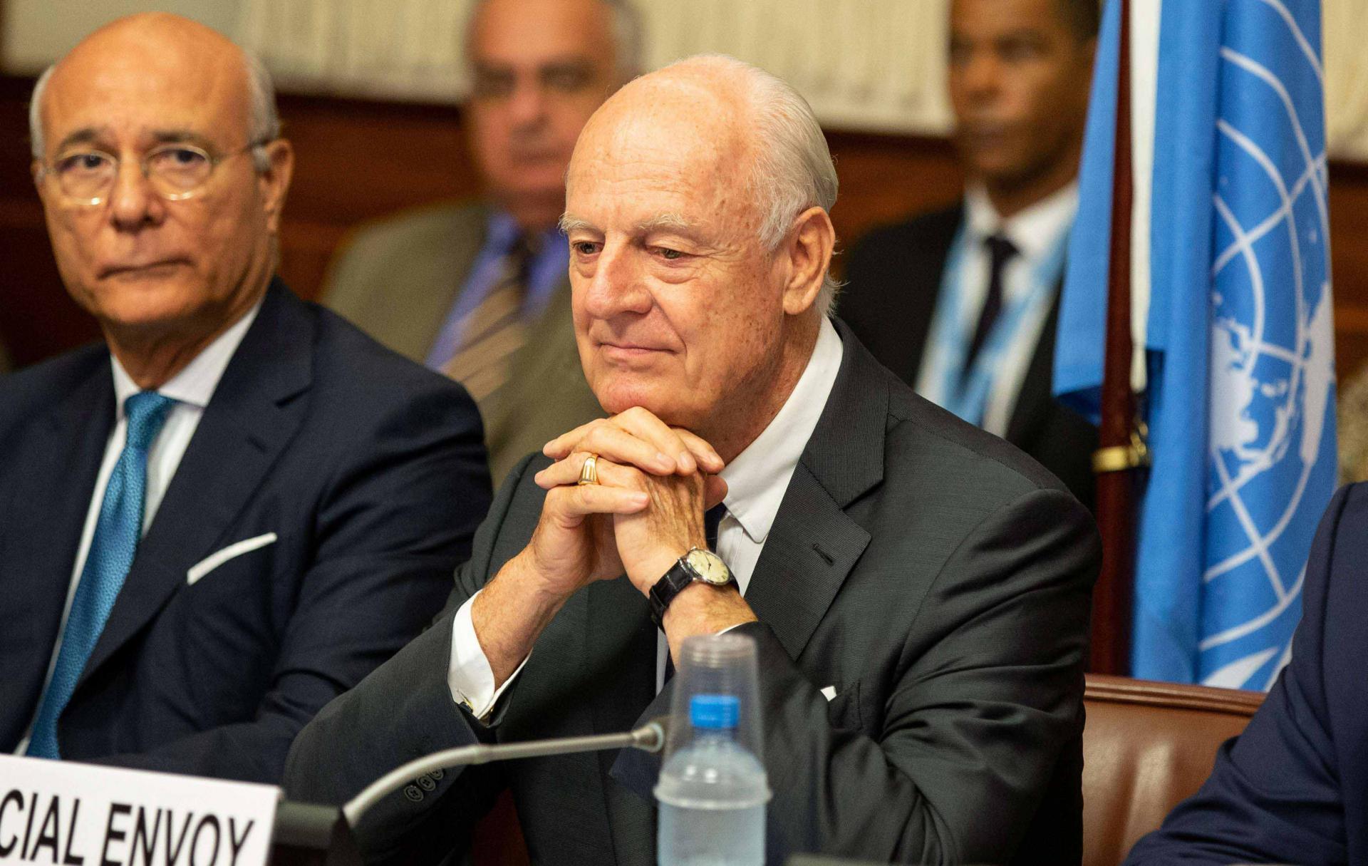 De Mistura will be traveling to Damascus next week to push for the creation of a committee to agree on a post-war constitution for Syria