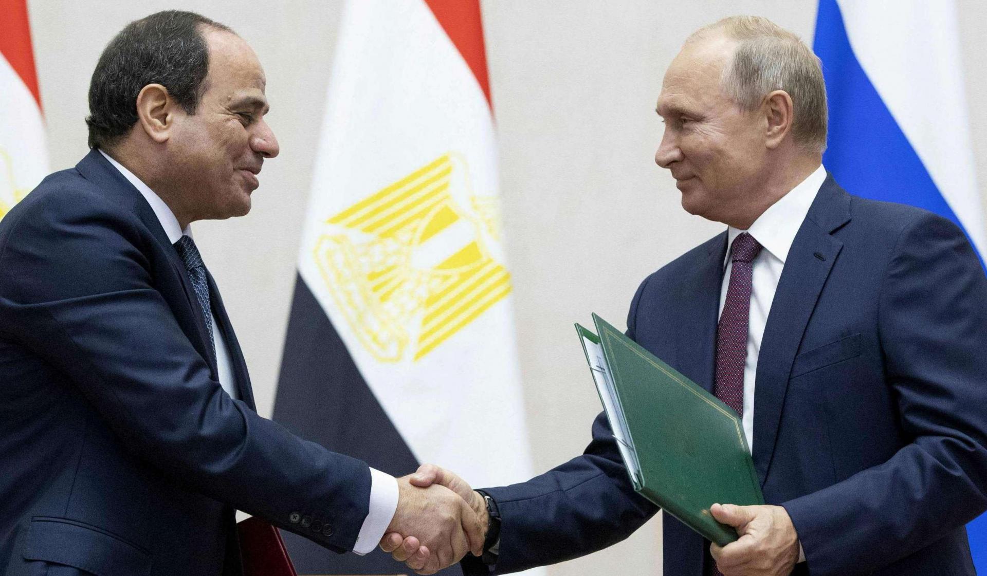تفاهم مصري روسي على مستوبات عدة