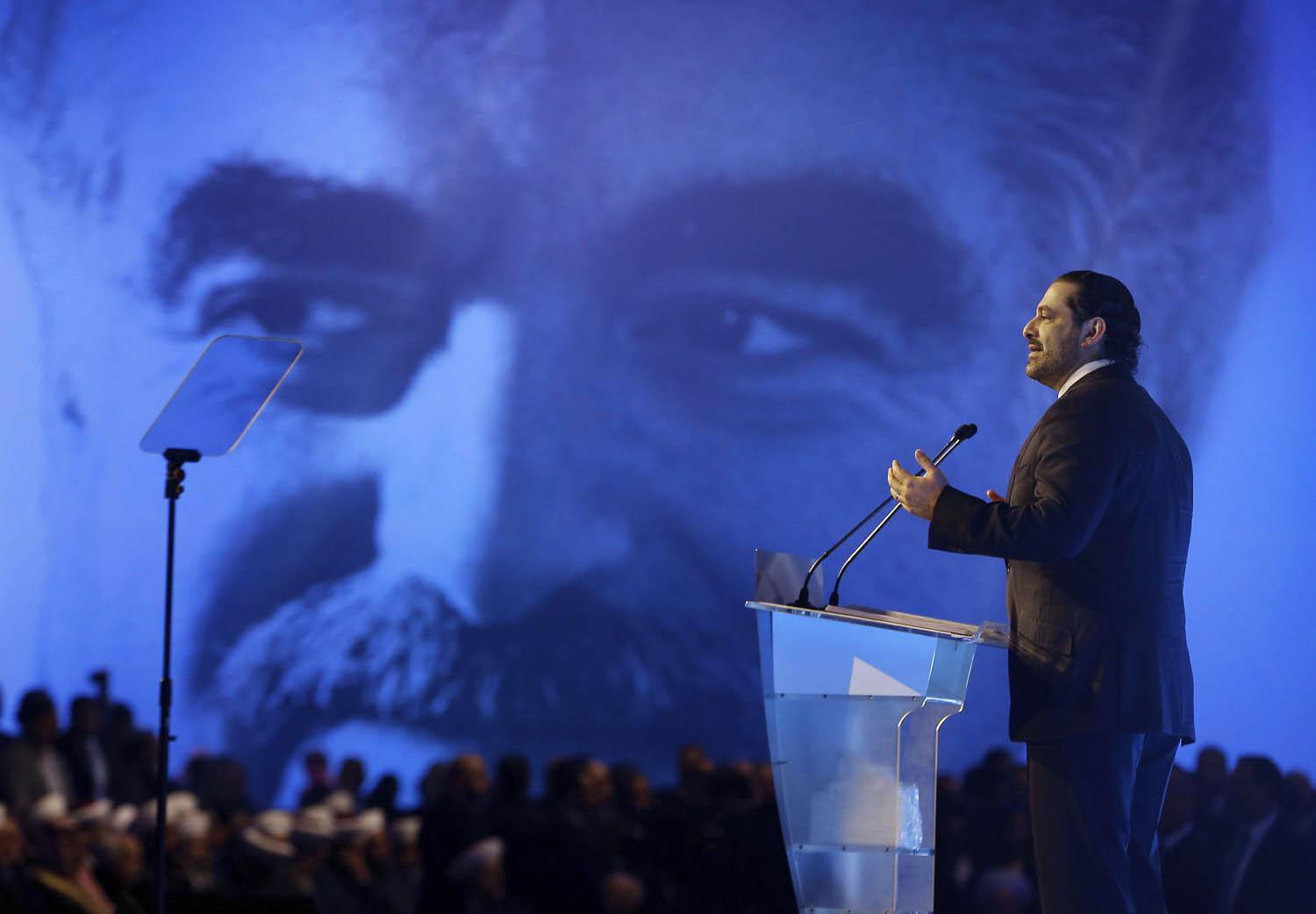 سعد الحريري يتحدث إلى جمهور المستقبل