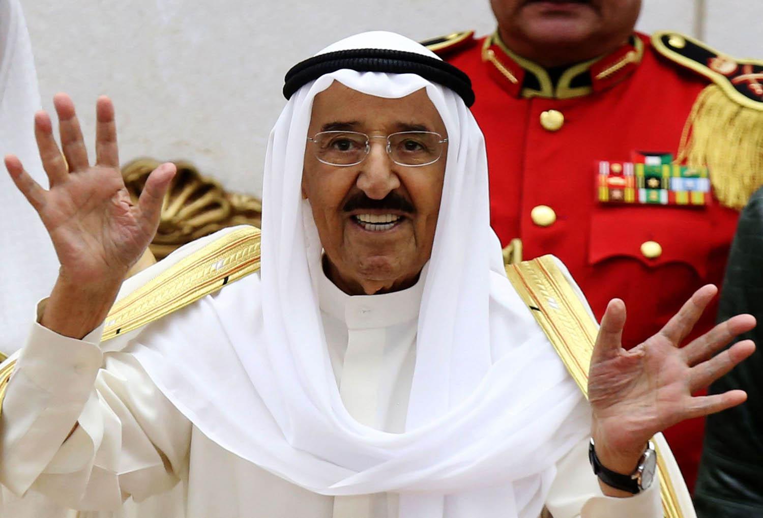 أمير الكويت الشيخ صباح الأحمد في جلسة البرلمان