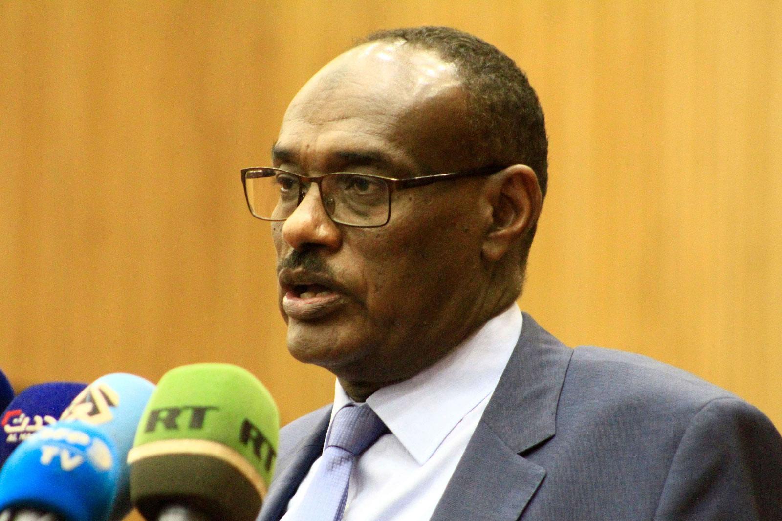 Sudanese Foreign Minister Ahmed al-Dierdiry.