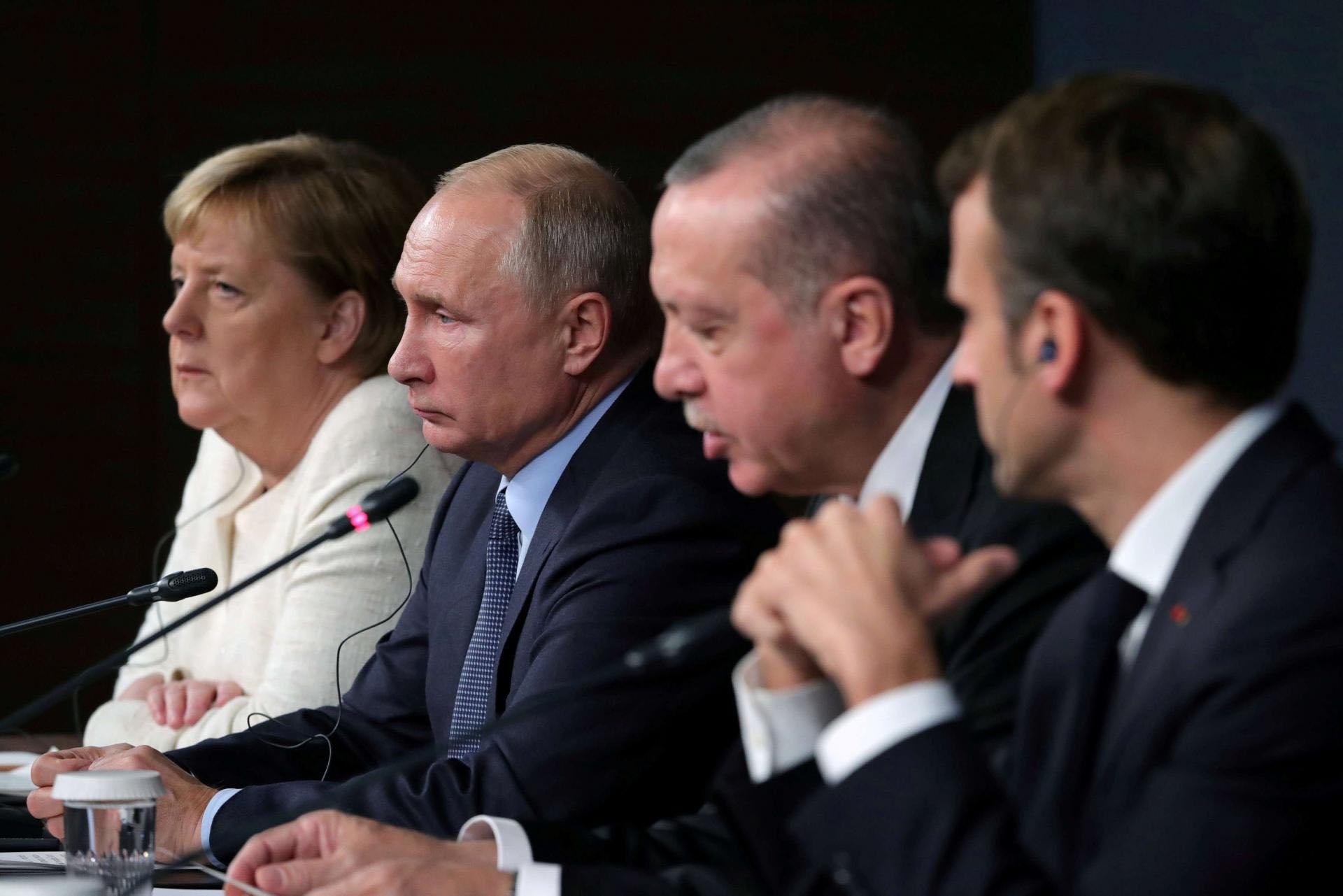 The leaders of Russia, Turkey, Germany and France have called for the committee to be formed by the end of the year